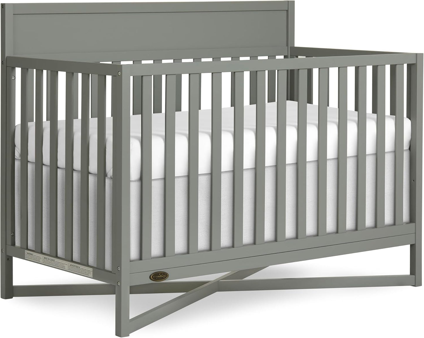 Dream On Me Owen 5-in-1 Convertible Crib for Safe Sleep