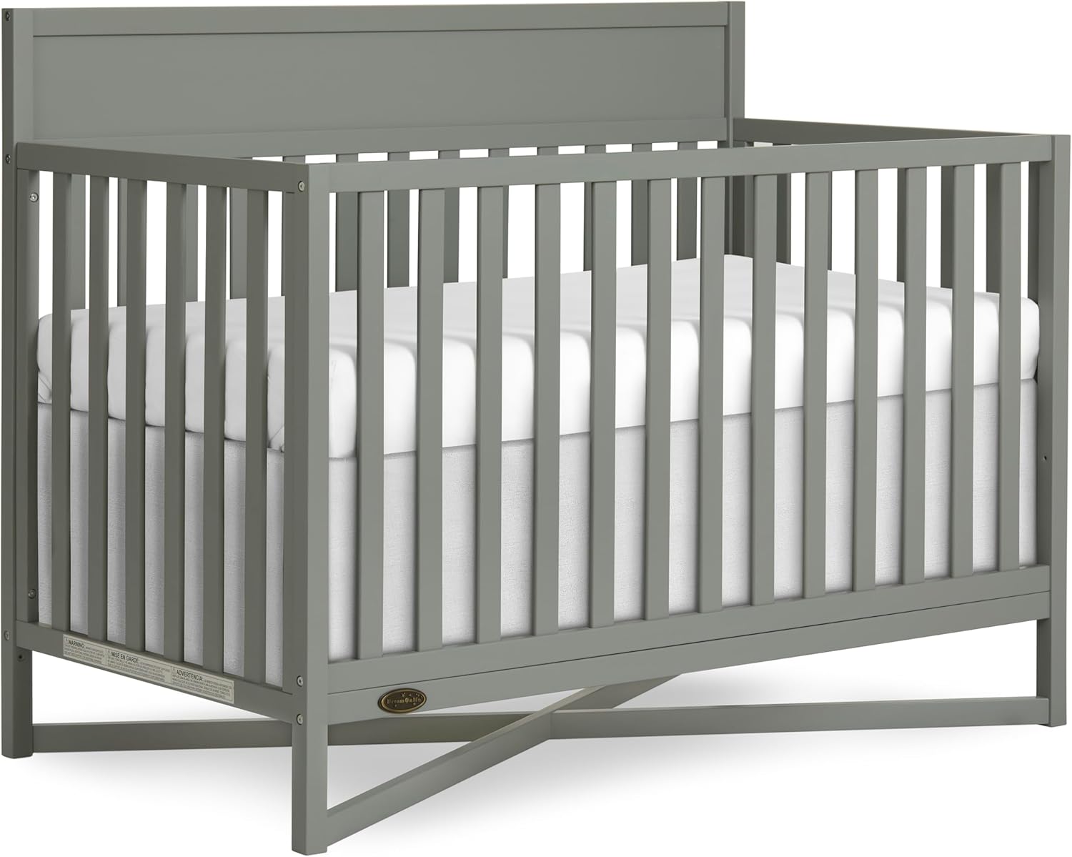 Dream On Me Owen 5-in-1 Convertible Crib for Safe Sleep