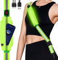LED Reflective Belt Sash - High Visibility Rechargeable Running Belt
