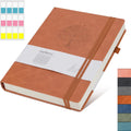 Large Notebook Journal A4 Hardcover Leather Lined - Durable Everyday