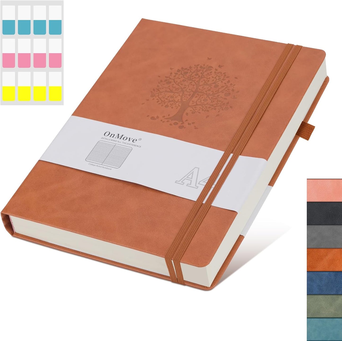 Premium A4 Leather Journal with Pen Loop - Ideal for Work & Travel!