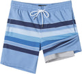 SURF CUZ Mens Swim Trunks with Compression Liner - Quick Dry 7in Men's