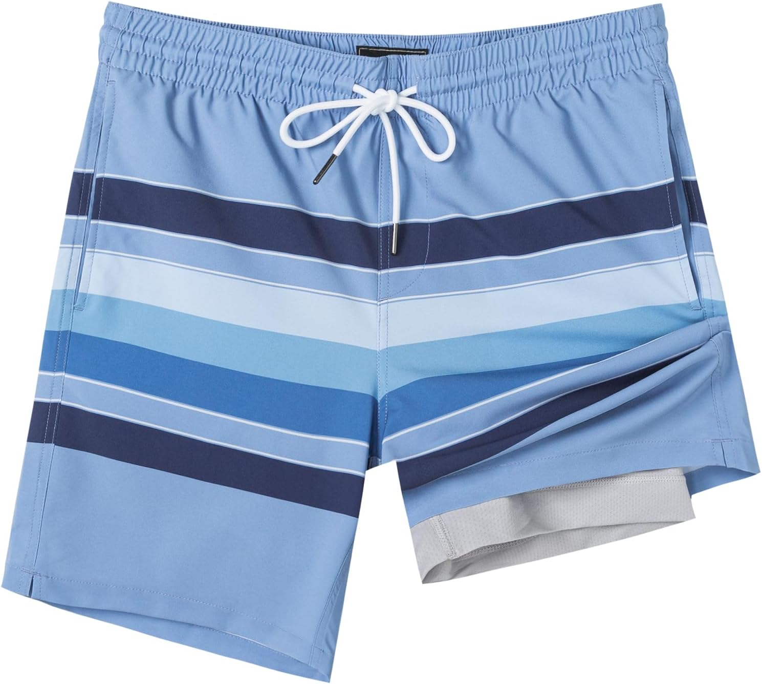 SURF CUZ Mens Swim Trunks with Compression Liner for Comfort