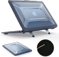 MacBook Air 15 in Blue Hard Shell Case with Folding Stand