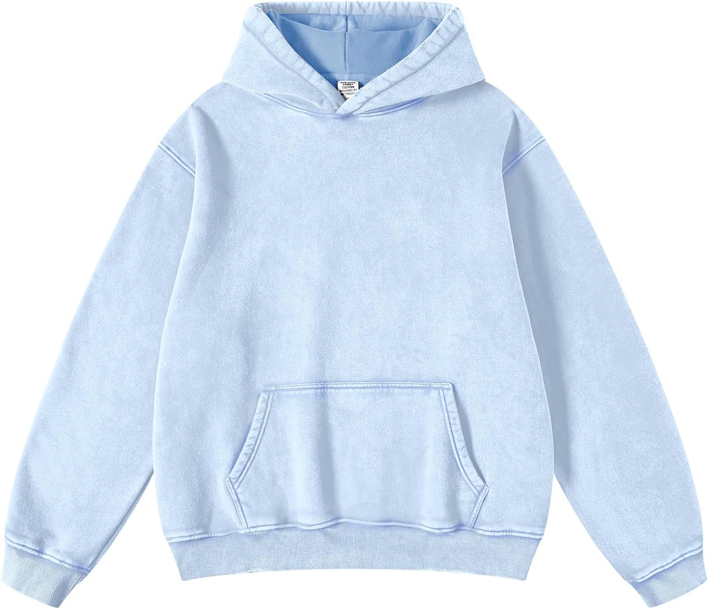 Vintage Wash Plush Hoodie - FAIABLE