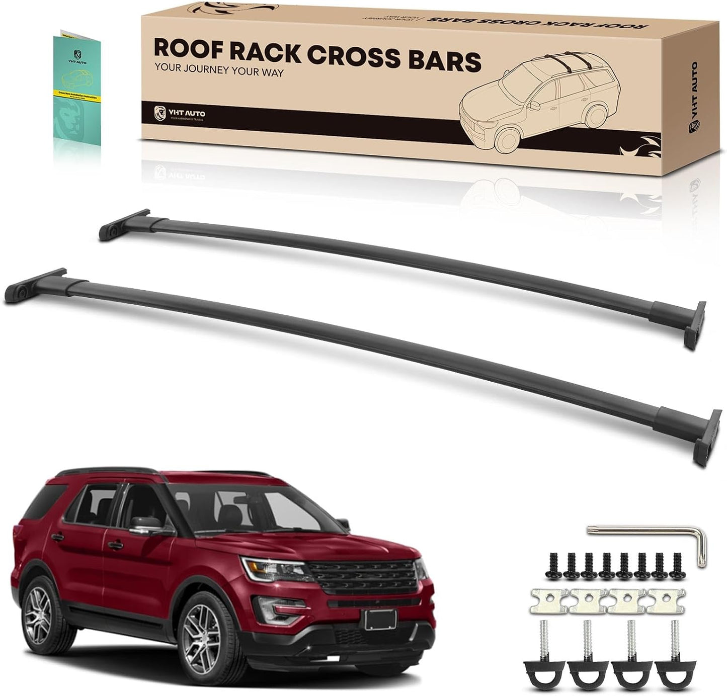 Ford Explorer Roof Rack: 165 lbs Lightweight Aluminum Bar