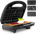 Removable Non-Stick Waffle Maker - Easy Cleanup!