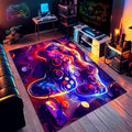 NEBOTON Modern Gaming Rug: 60x40 inches, Blue