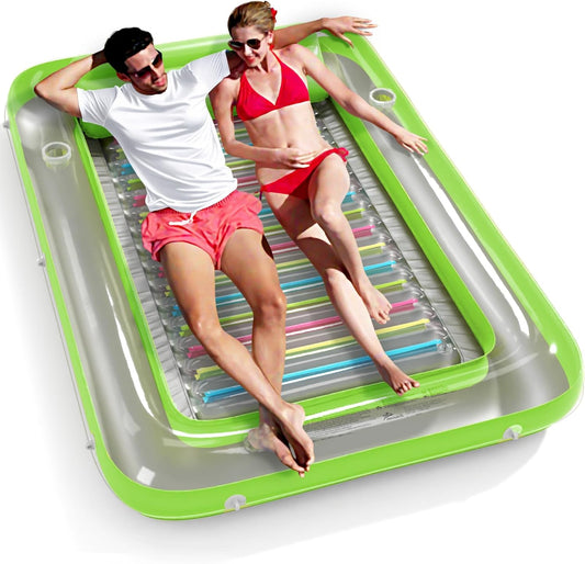 Jasonwell Inflatable Tanning Pool Lounger Float for Relaxation