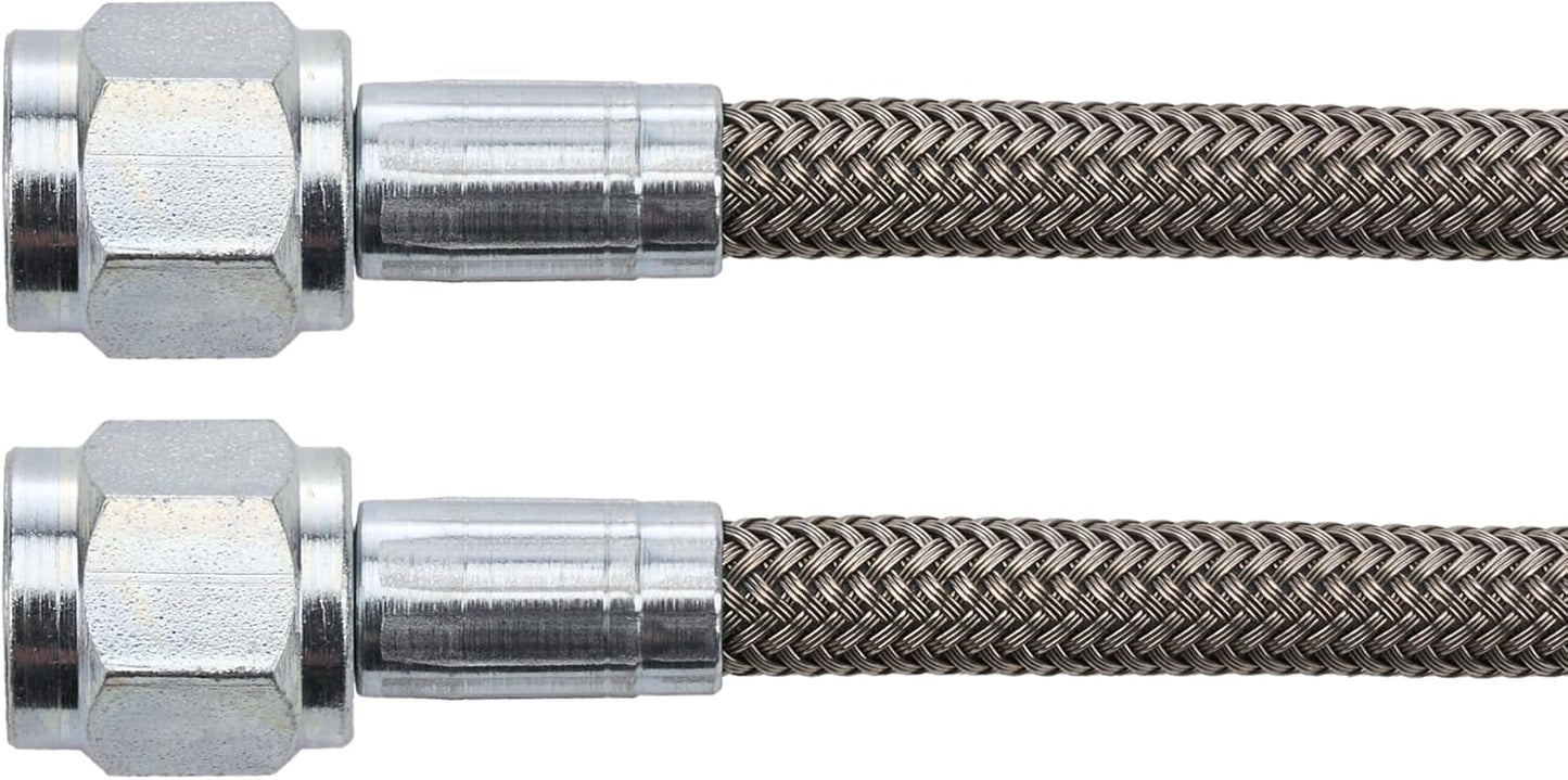 Allstar Performance 180 in 4 AN Braided Brake Line for Vehicles