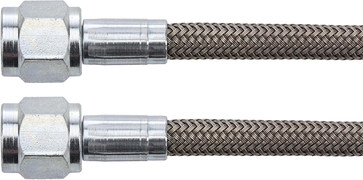 Allstar Performance 180 in 4 AN Braided Brake Line for Vehicles