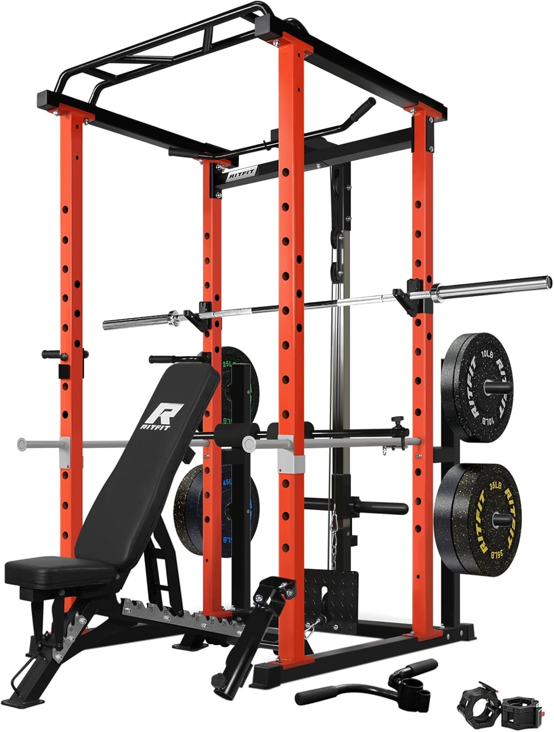 RitFit Power Cage: 1000LB Squat Rack & More