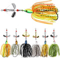 Spinnerbait Fishing Lures Kit Set 6pcs - Versatile Buzzbaits for Bass