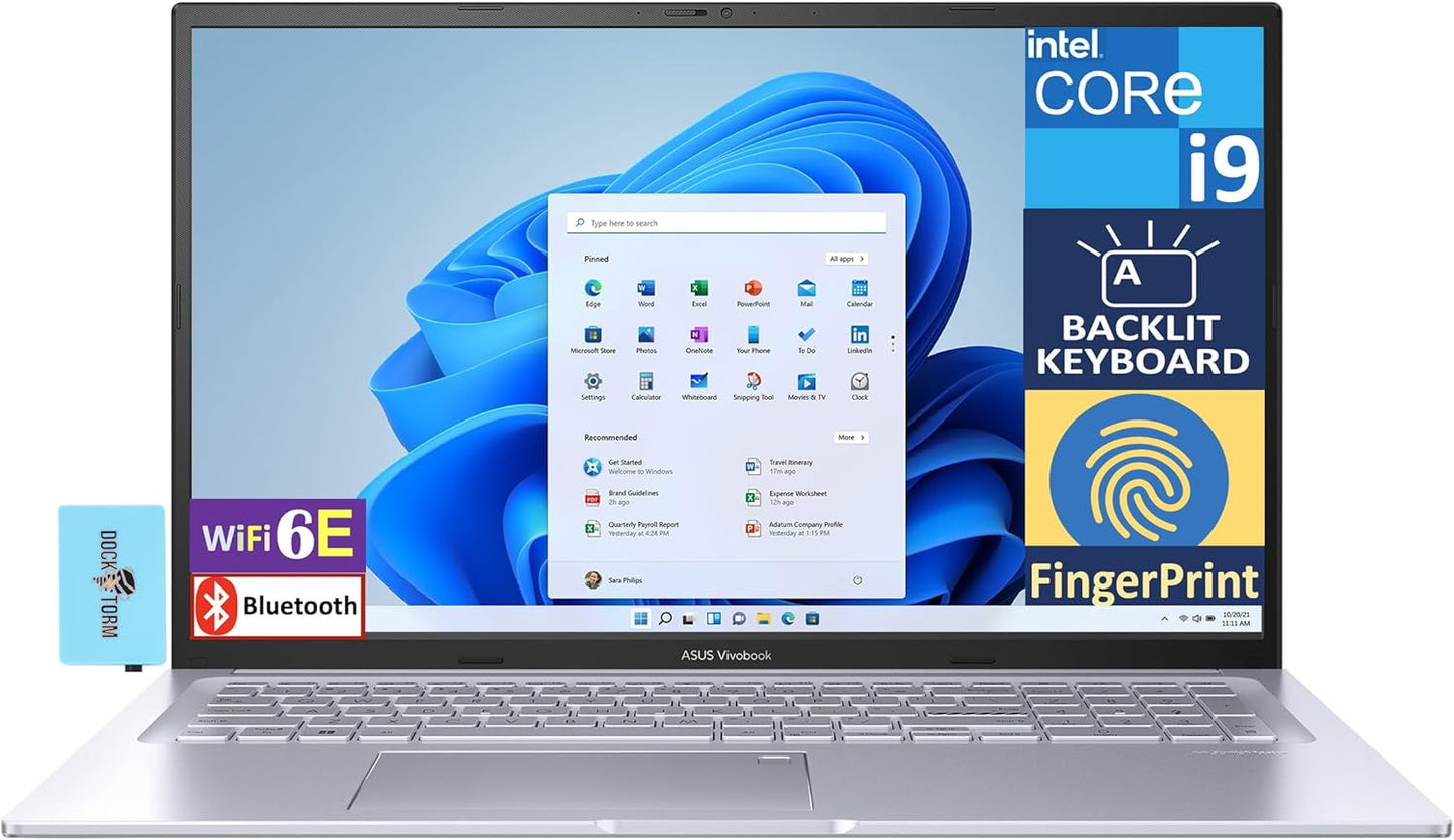 ASUS Vivobook 17X Laptop with 17.3 FHD Display and i9-13900H