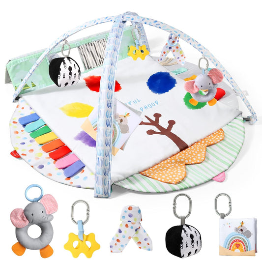 Sensory Baby Play Mat for Infants - Montessori Inspired Fun