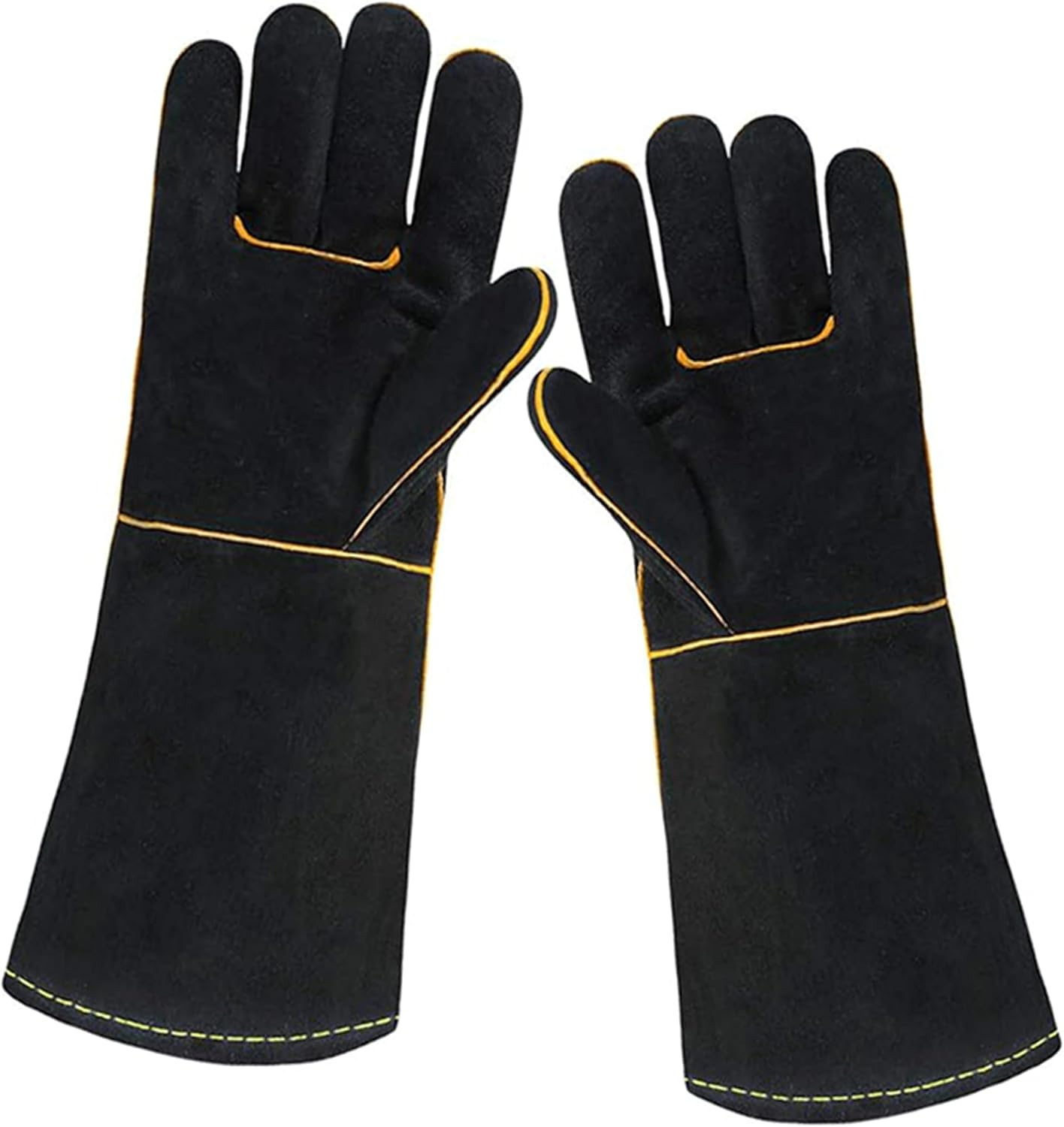 Fireproof Long Sleeve BBQ Gloves - Heat Resistant for Grill & Oven