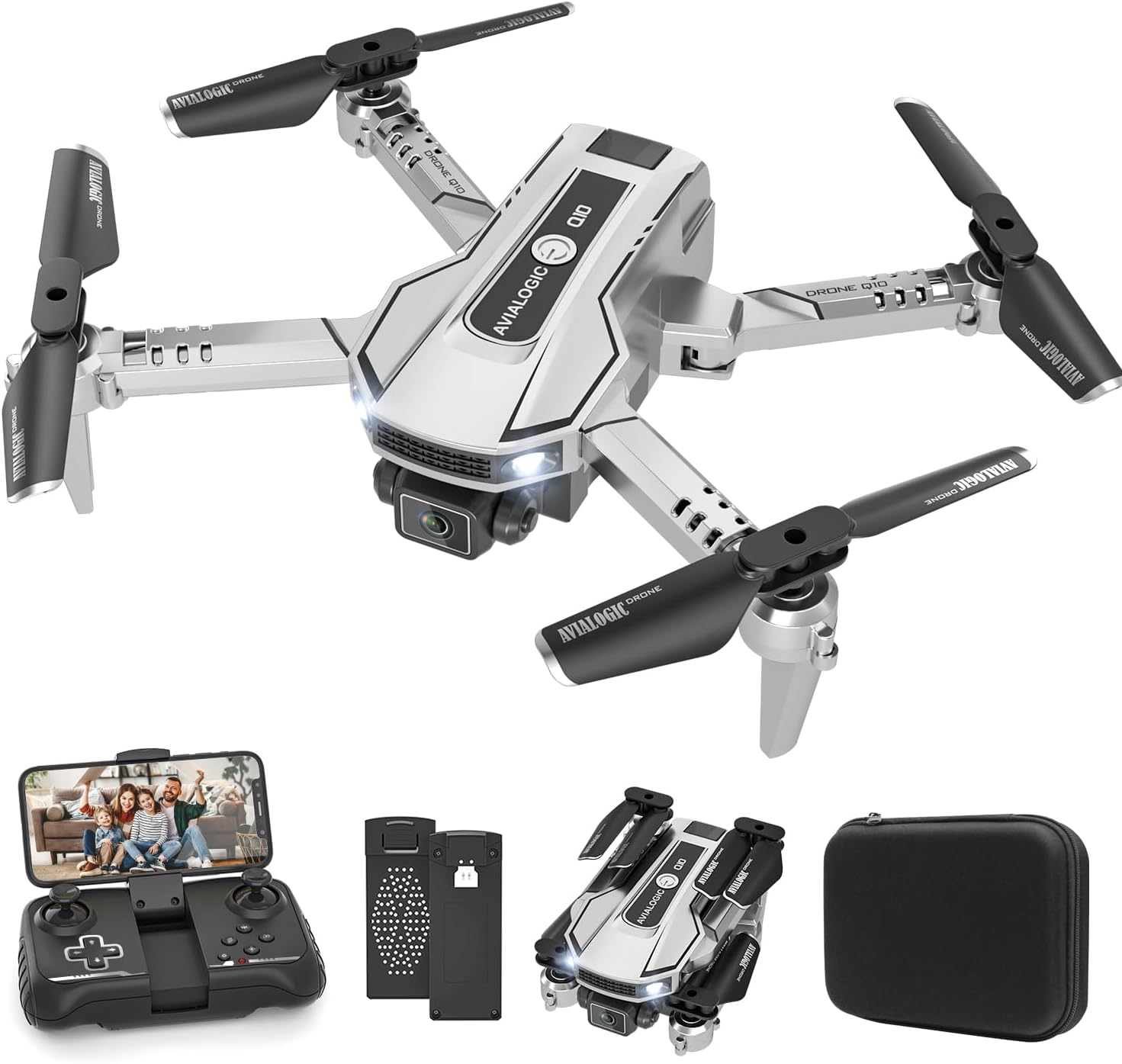 AVIALOGIC Mini Drone with Camera for Kids - 1080P HD Fun