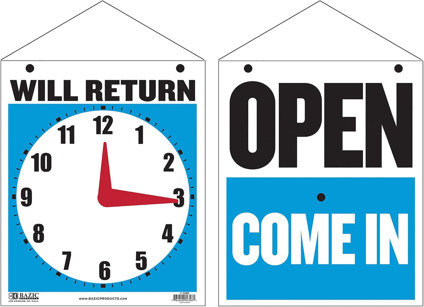 Open Closed Signs for Business - Durable Double-Sided Vinyl