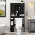 Over The Toilet Storage Cabinet with Sliding Doors for Bathroom