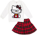 Hello Kitty Girls Fleece Sweatshirt and Skirt Set - Cozy Everyday