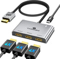DisplayPort to HDMI Splitter for Multi Monitor Adapter - 4K@60Hz MST