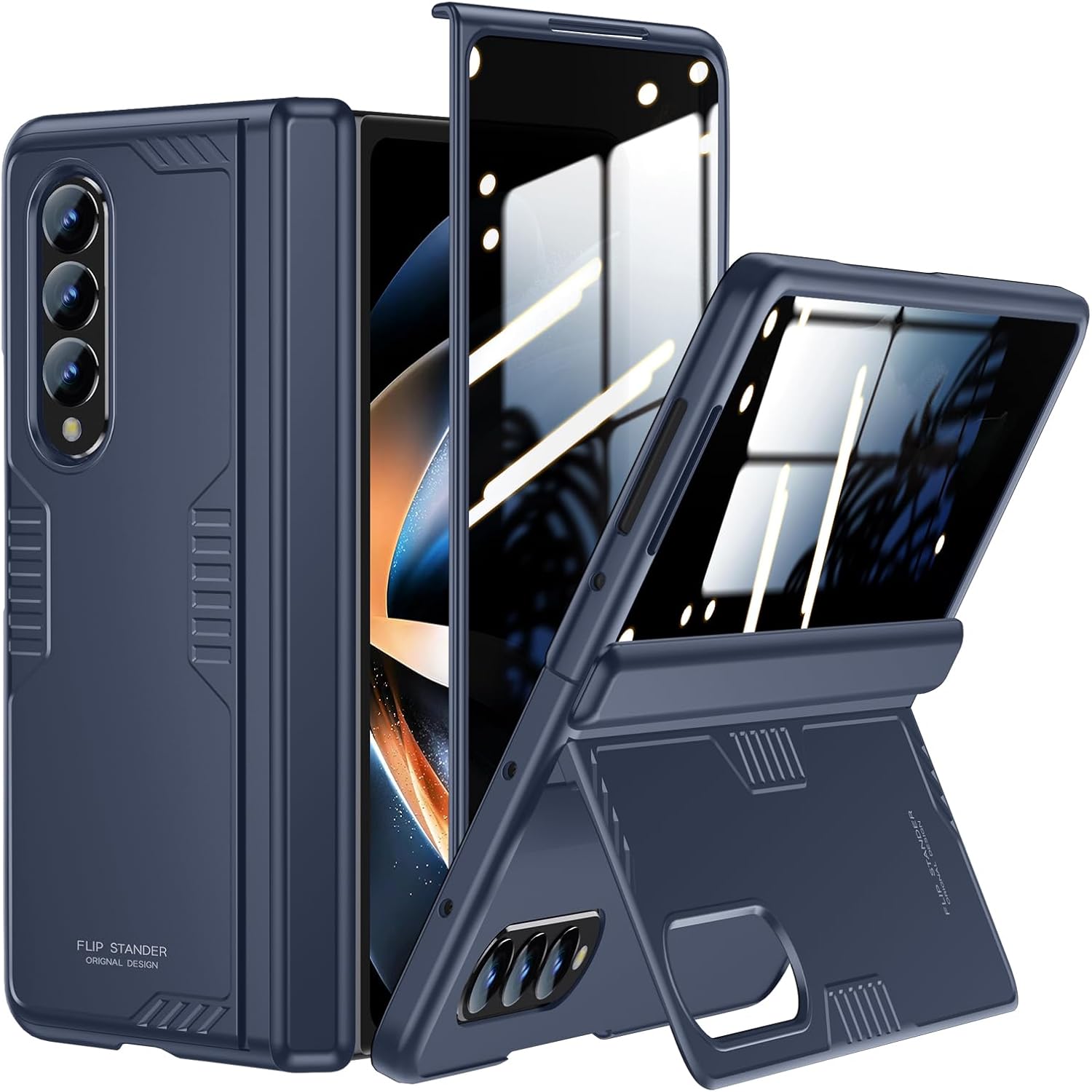Samsung Galaxy Z Fold 4 Slim Case with Privacy Screen Protector
