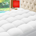 ELEMUSE King Cooling Bamboo Viscose Mattress Topper for Comfort