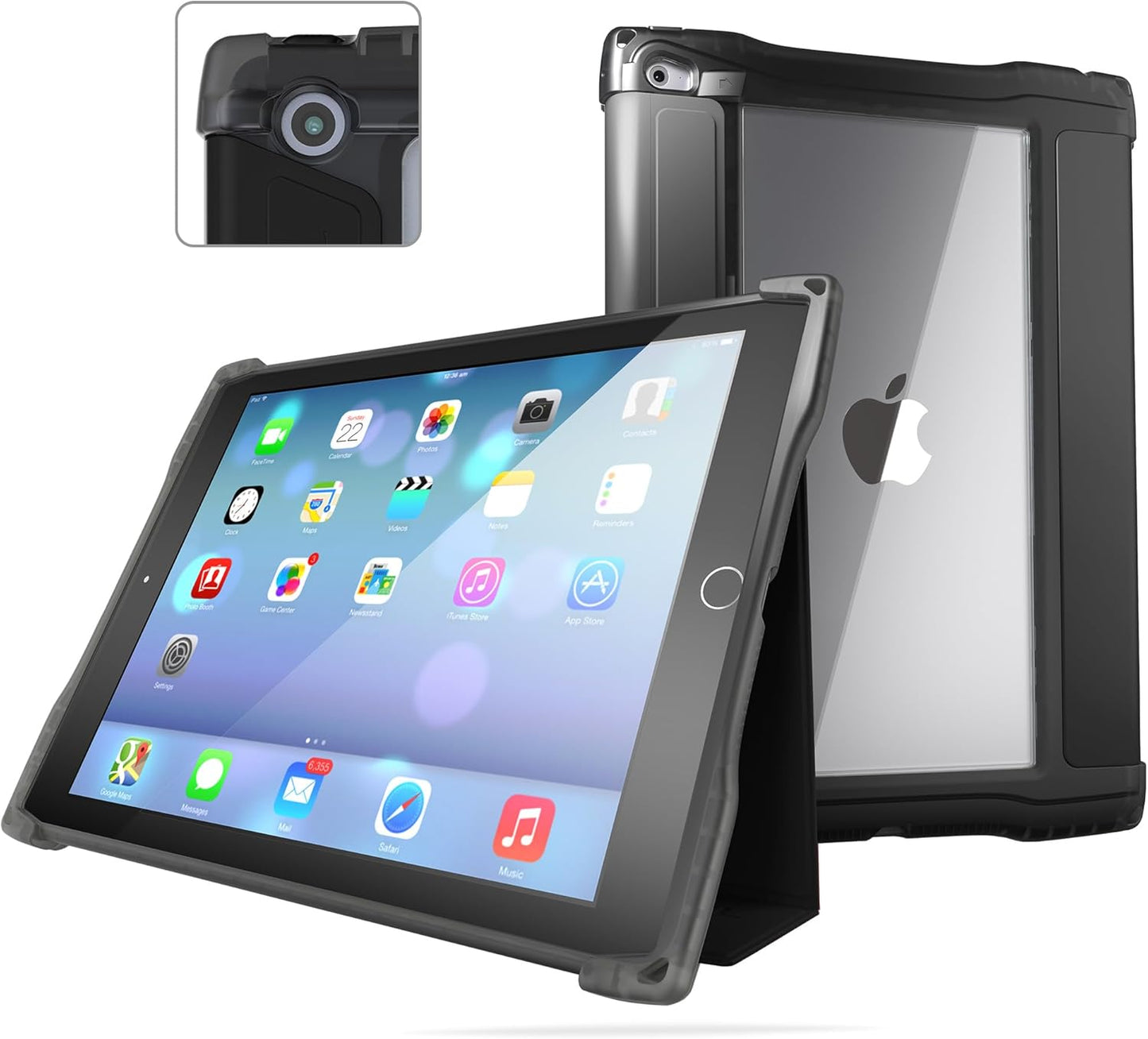 UZBL Rugged Folio Case for iPad 10.2 Inch 7th 8th 9th Gen