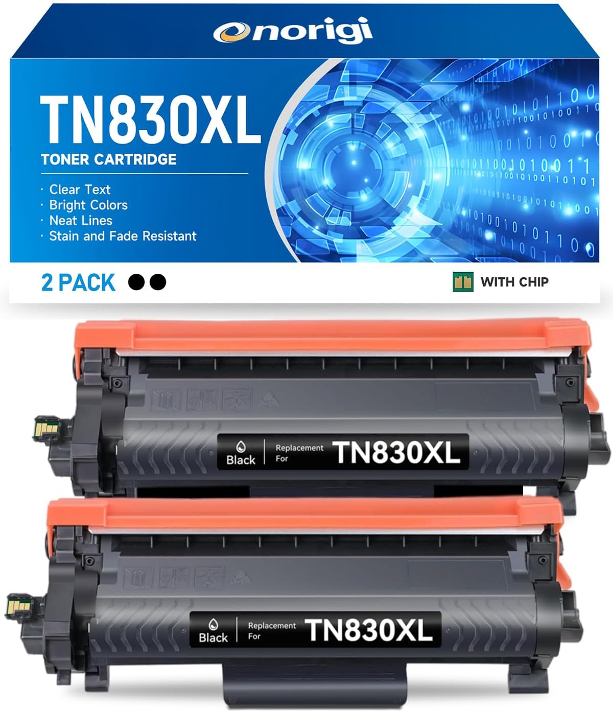 High-Yield TN830XL Toner for Brother Printers
