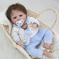 CHAREX Lifelike Reborn Baby Doll Boy 22 in - Realistic Newborn