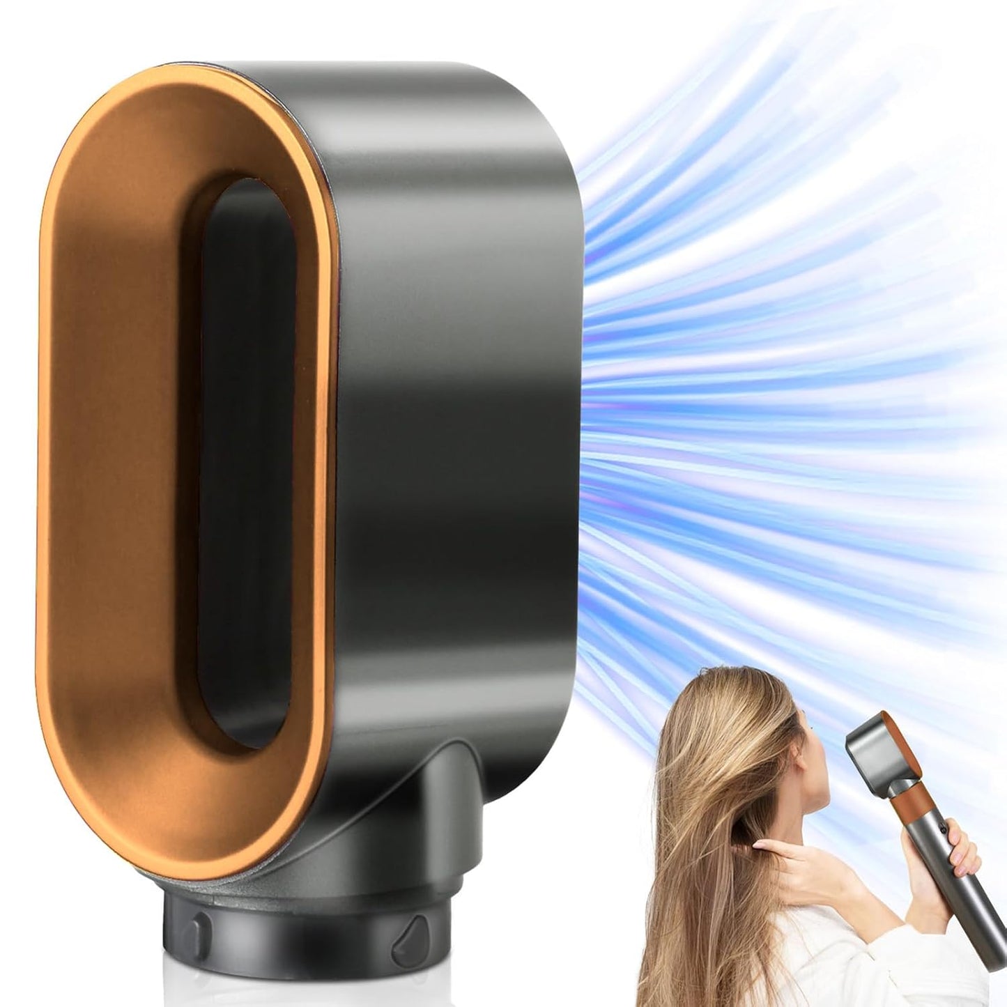 Dyson Airwrap Pre-Styling Nozzle - Gold Shine