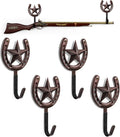 Adowes Gun Rack for Wall: Vintage Western Shotgun Holder