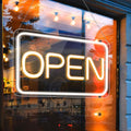 Open Signs for Business COB LED Neon Open Sign 16in x 9in - Bright