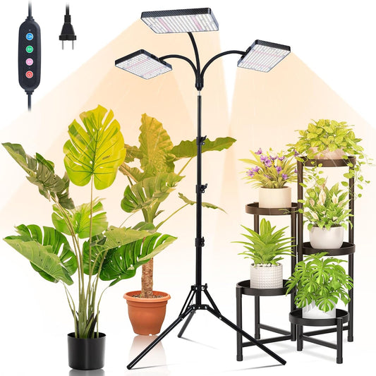 Grow Light with Stand for Indoor Plants - Full Spectrum 75W