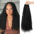 Boho Crochet Braids Human Hair Mixed 9 Packs 14 in - Natural Goddess