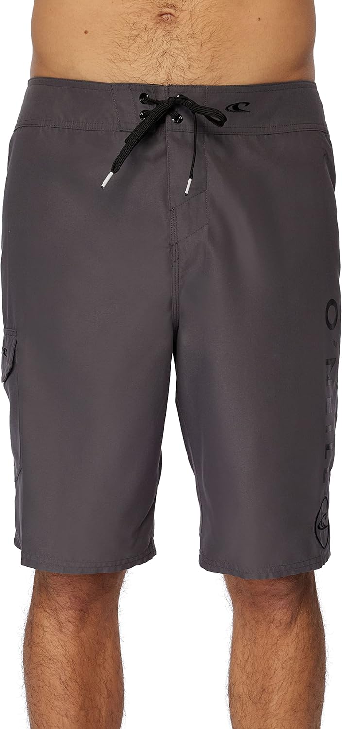 O'NEILL Men's 21 Inch Solid Boardshorts for Ultimate Comfort