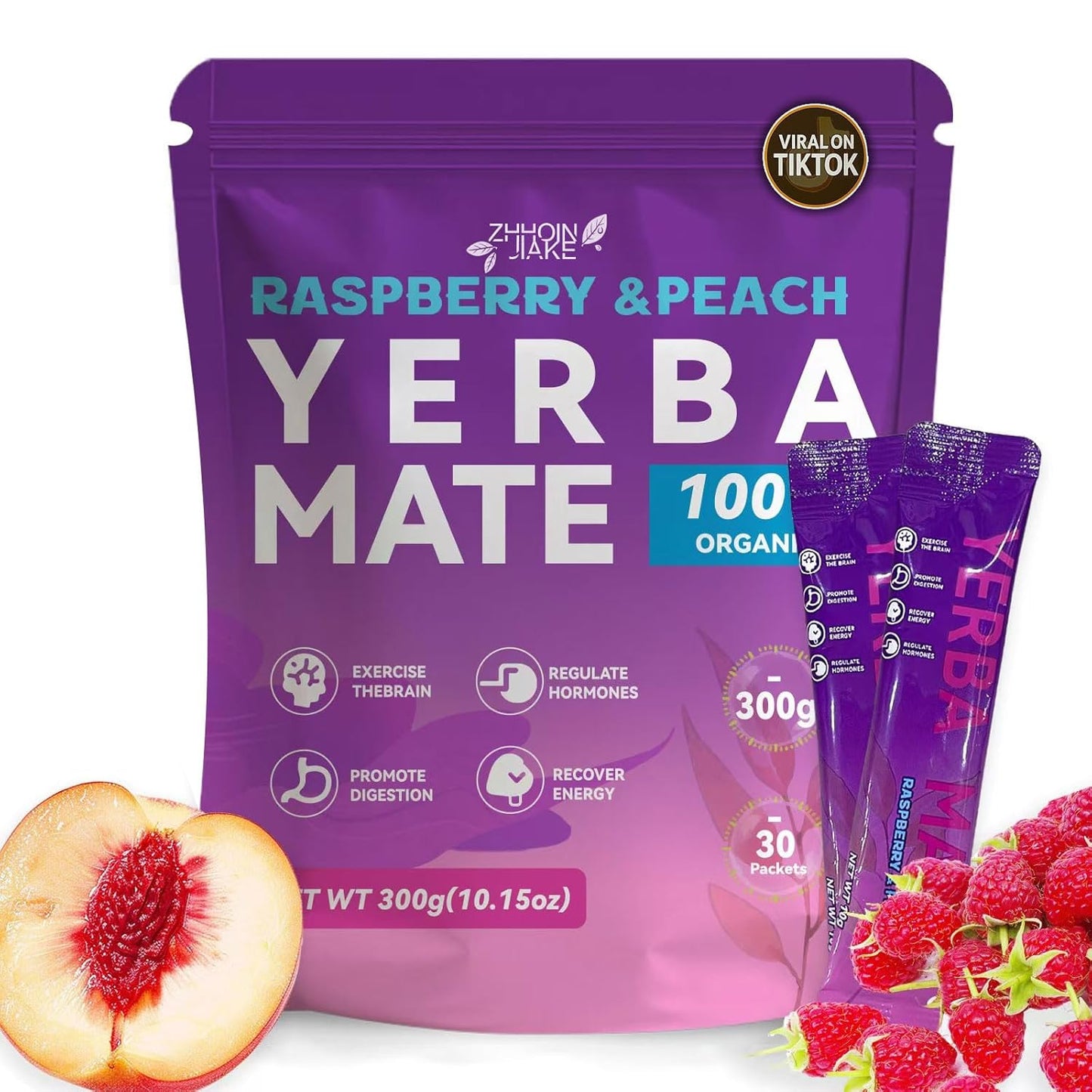 Yerba Mate Instant Tea Powder for Gut Health & Clean Energy