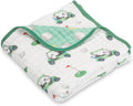 Muslin Baby Blanket 100% Organic Cotton - Lightweight 47x47