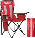 Nazhura Outdoor Camping Chairs 2 Pack with Cooler Pouch