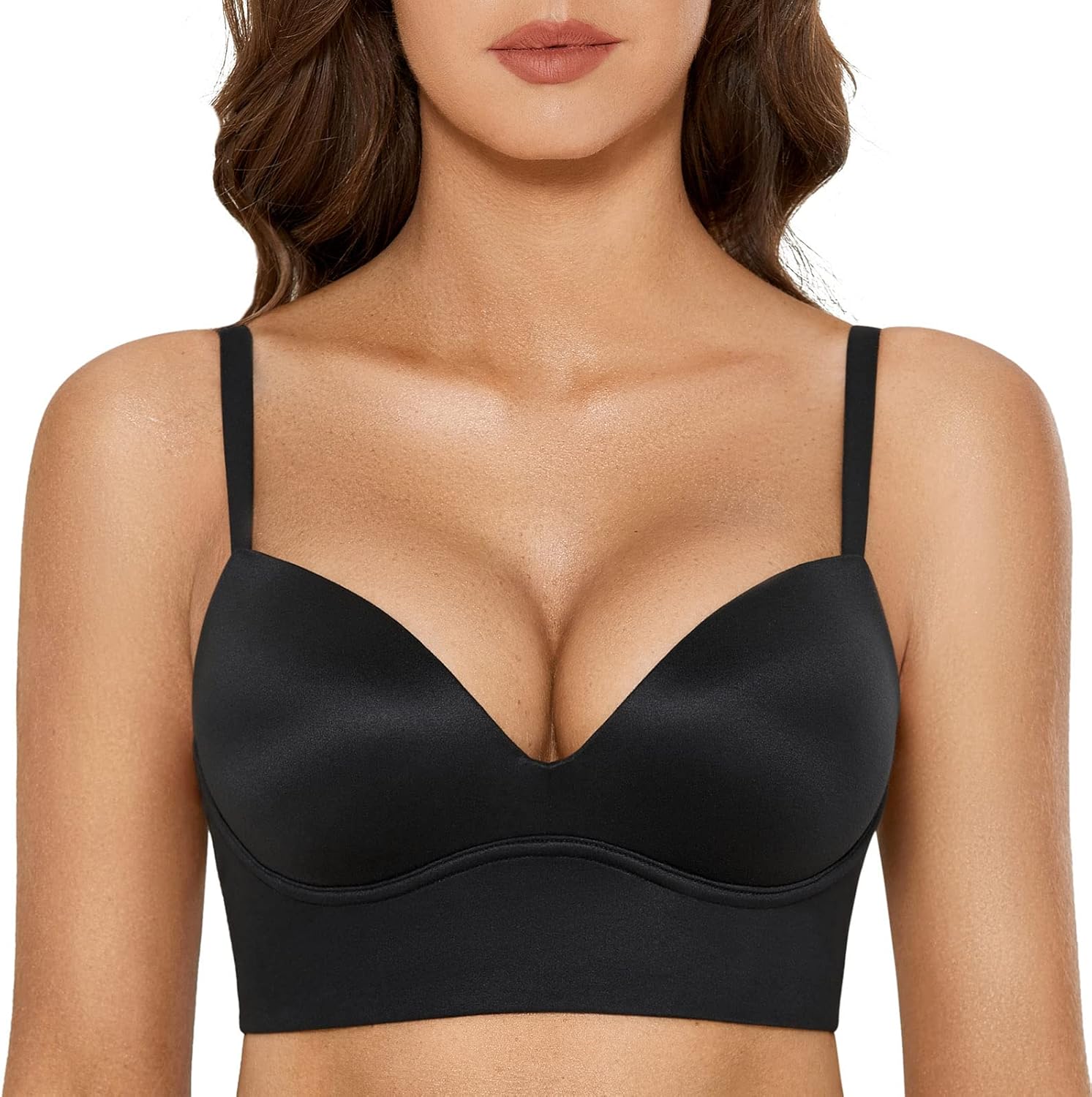 DOBREVA Women's Push Up Wireless Bra for Ultimate Comfort