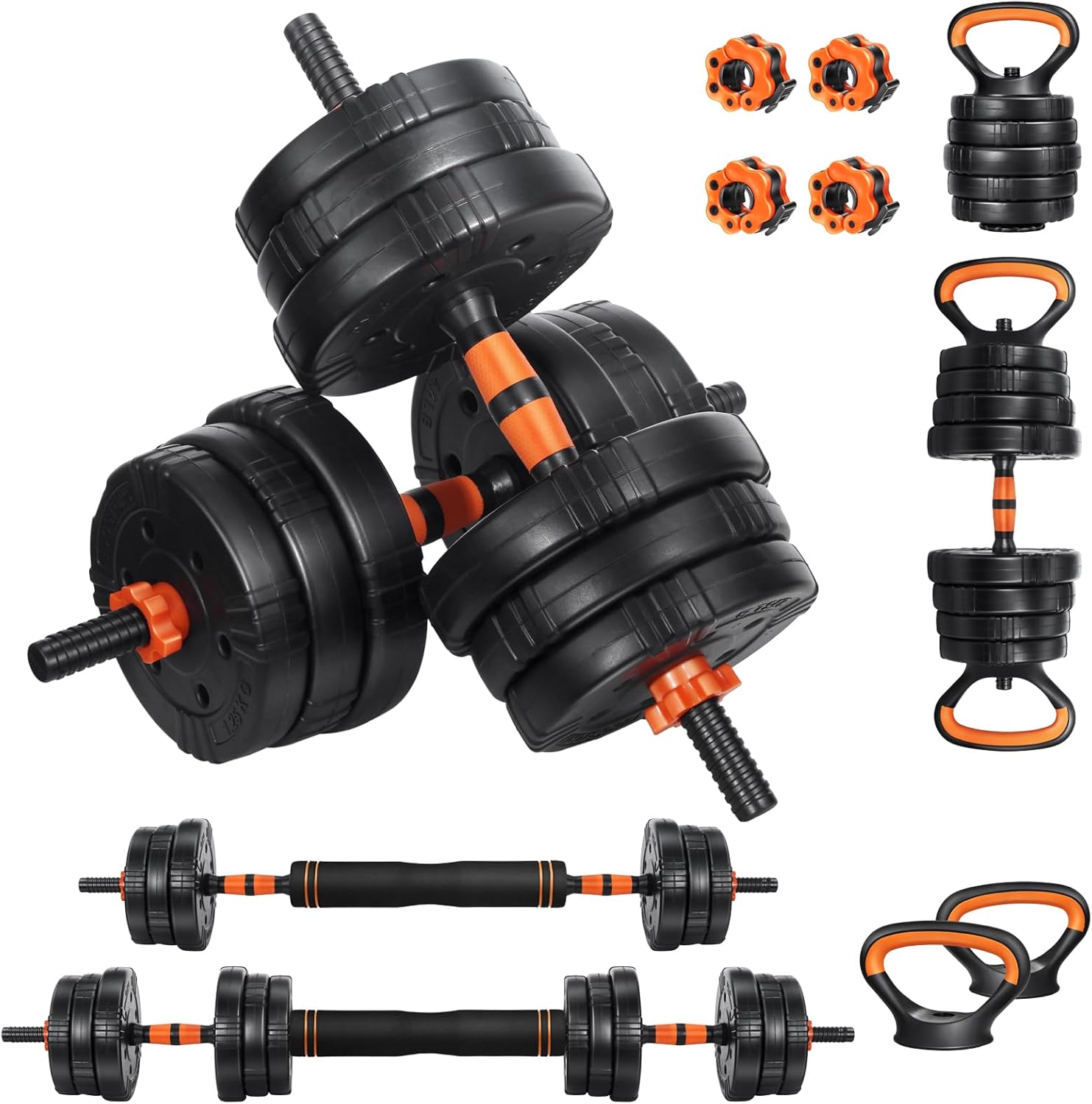 EDOSTORY Adjustable Dumbbell Set for Home Gym Workouts