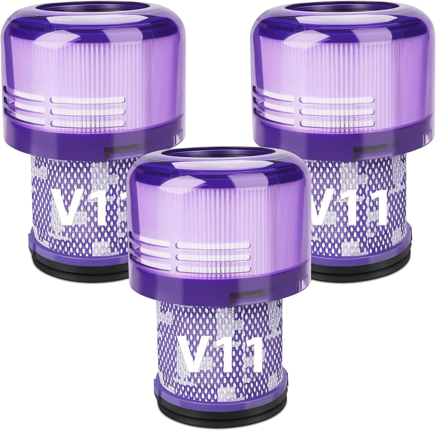 Premium 3 Pack Dyson V11 & V15 Sub Vacuum Filters by Hechuang