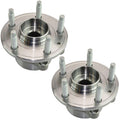 TRQ 2 Piece Wheel Bearing & Hub Assembly Set Compatible with Ford