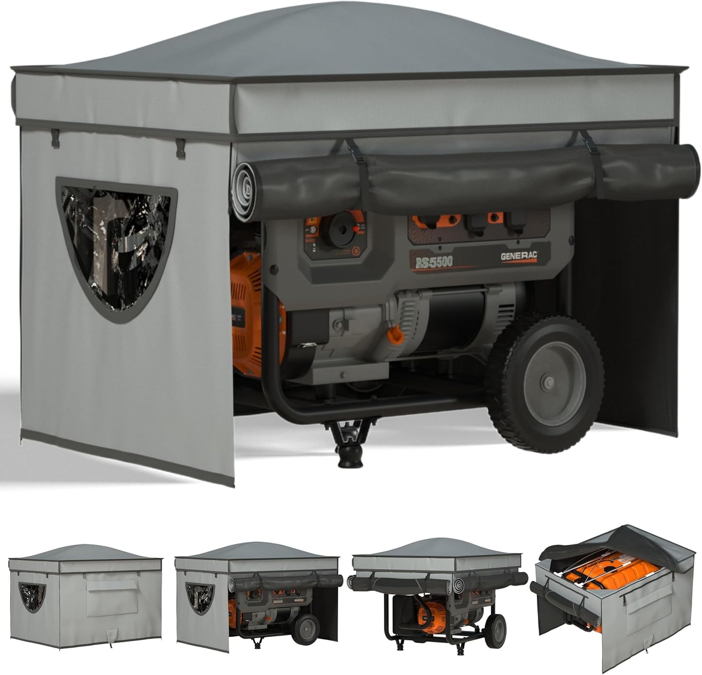 Heavy Duty Waterproof Generator Covers While Running - 32x24x24