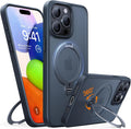 TORRAS 360 Spin Magnetic Stand Case for iPhone 15 Pro - Versatile