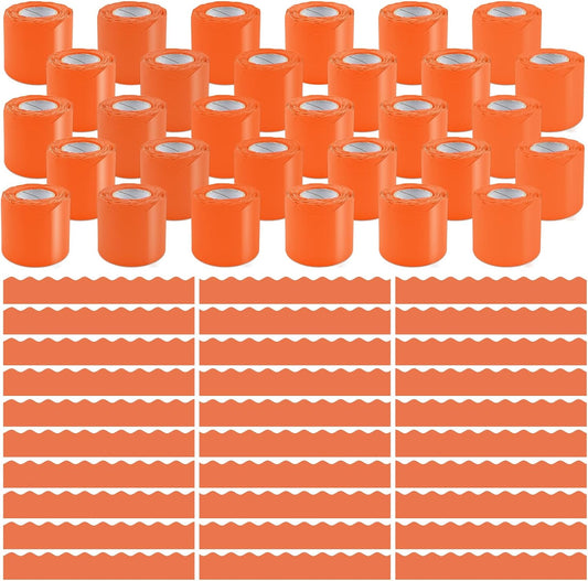 30 Rolls 984 Ft Fall Bulletin Board Borders for Classroom Decor