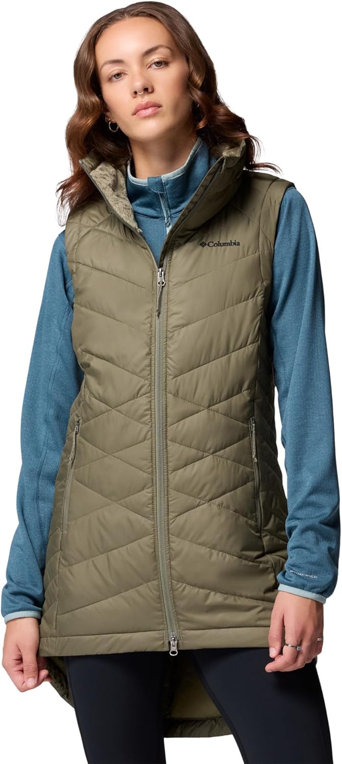 Columbia Womens Heavenly Ii Long Vest for Ultimate Warmth