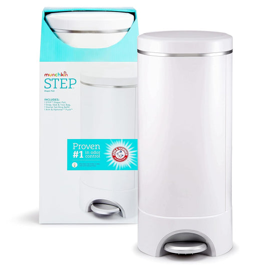 Munchkin STEP Diaper Pail for Ultimate Odor Control and Freshness