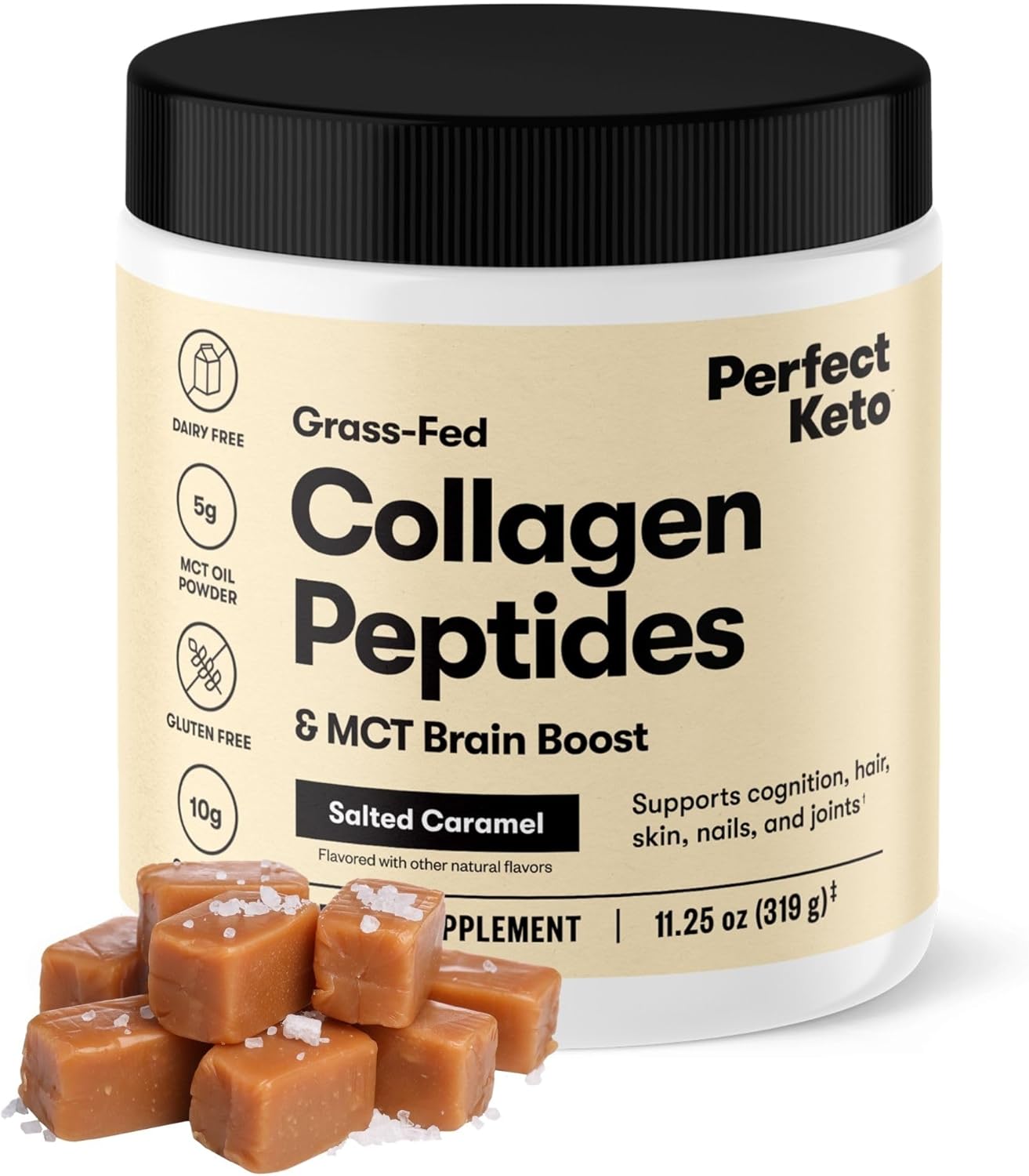 Perfect Keto Collagen Peptides Protein Powder for All Day Energy