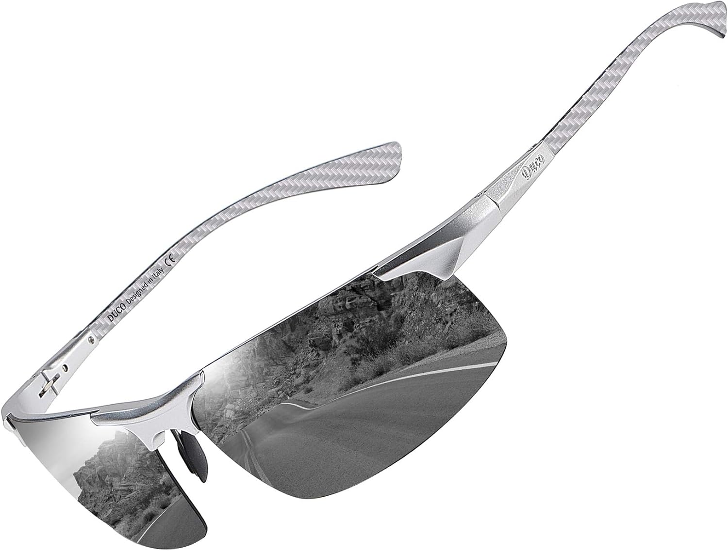 DUCO Mens Sunglasses with Polarized UV400 Protection for Sports